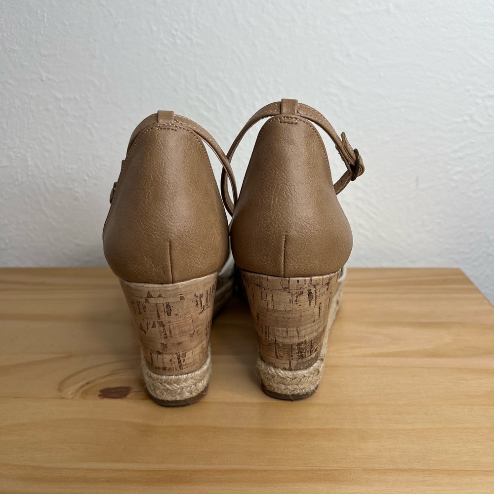 NEW Maurice’s Faith Ivory Espadrille Wedge size 9.5 - Picture 8 of 9